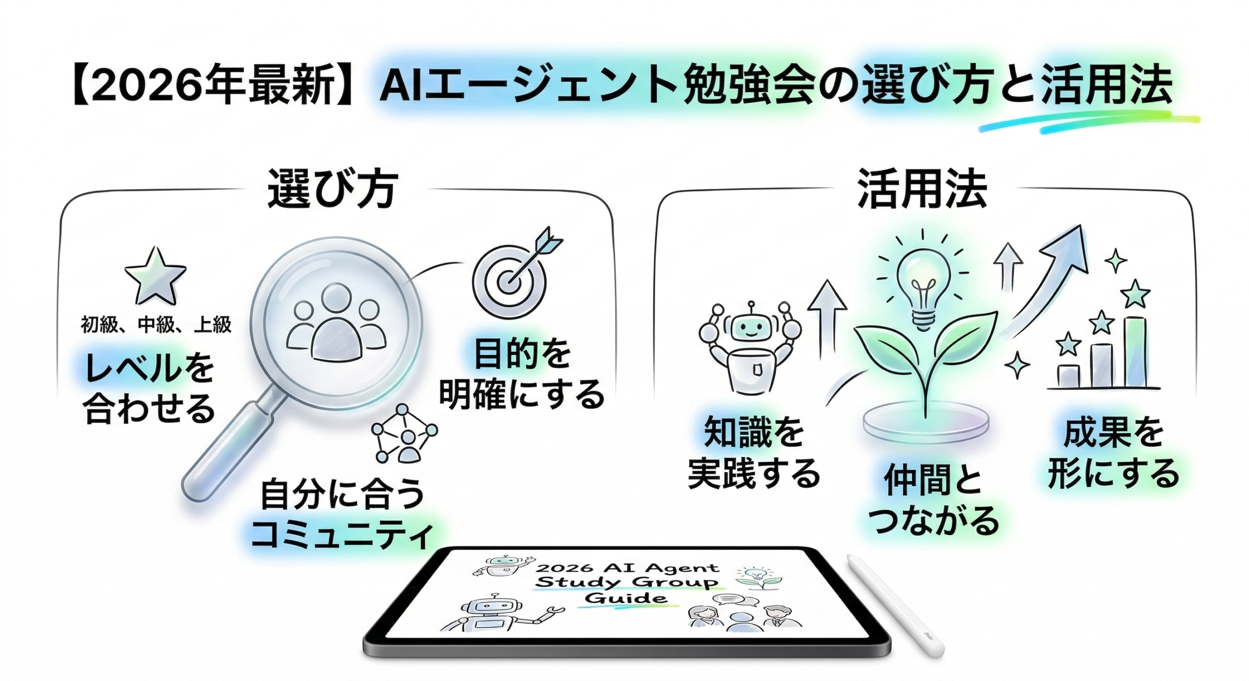 【2026年最新】AIエージェント勉強会の選び方と活用法